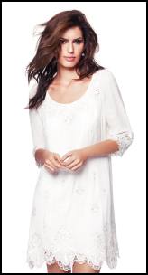 Monsoon Ivory Lace Tunic.