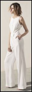 Luxe by Warehouse Open Back Wide Leg Jumpsuit.