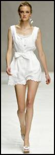 Summer Whites - Broderie Anglaise Underwear As Outerwear