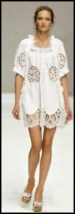  Summer White Tunic - Dolce Gabbana Catwalk Show.