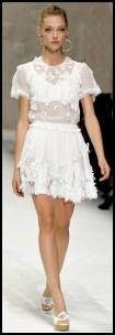 Summer White Mini Dress.