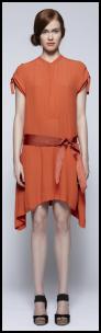 Burnt Orange Dress.