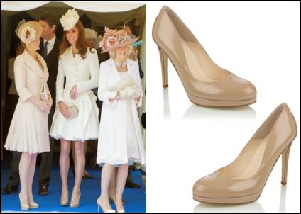 cream nude shoes