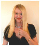  18" clip in human hair extensions after trimming and styling.