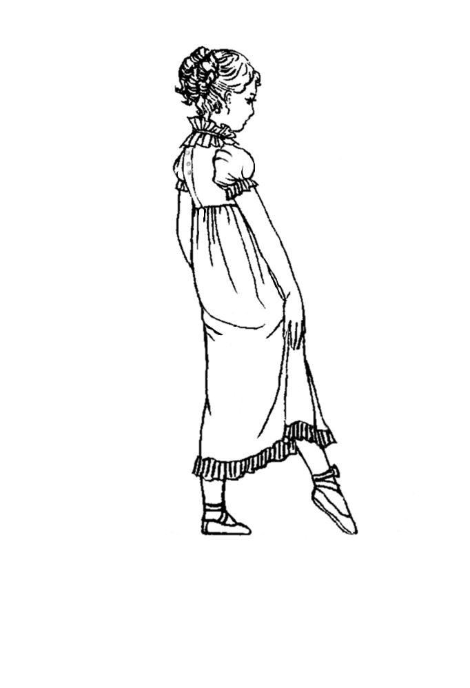 Children in Costume History 1800 to 1810 Fashions for Girls