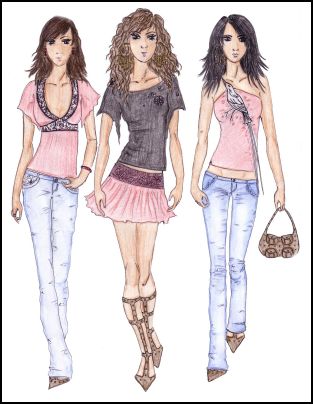  Fashion Drawings by Anne Westphal - Gallery 30 
