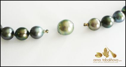 Pearls with bayonet end connection ready for any style of CliClasp ©.