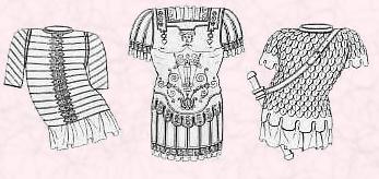 Ancient battle dress armour.