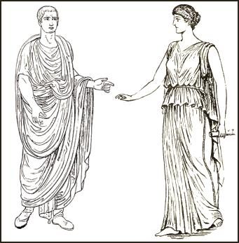 roman toga dress