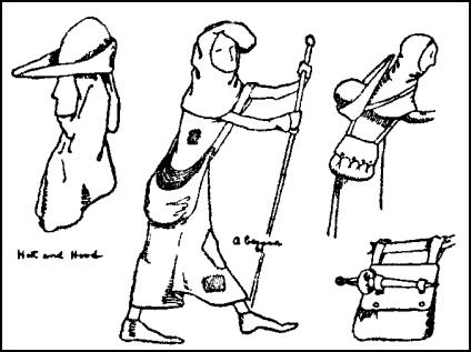 Costume History - Poor Peasants 1377-1399