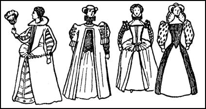 Typical Costume For Early Elizabethan Lady