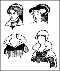 Queen Mary Ladies - Neat Linen Caps C1550