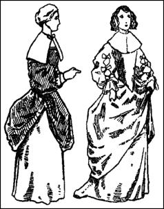 Ladies Gowns Mid C17th