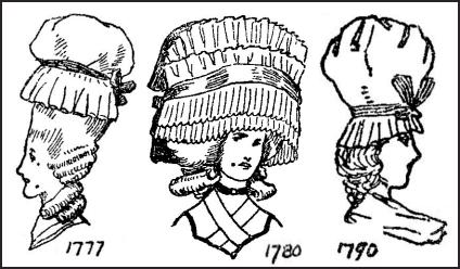 Women's English Costume Drawings - HAIR - GEORGE III
