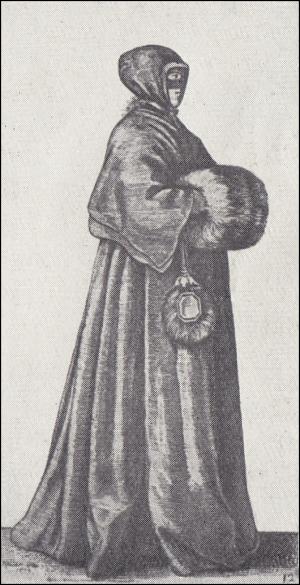 Image 12 - 1639 - Lady With Cap, Mask And Muff