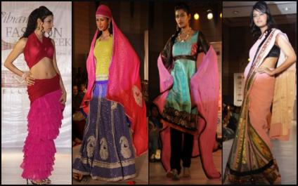 Indian Fashion Shown at Vibrant Fashion Week. 