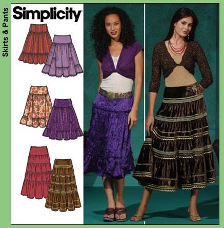 Free Sewing Patterns: Peasant Skirt