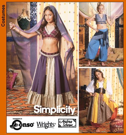 Costume Sewing Patterns - Cross Stitch Needlework